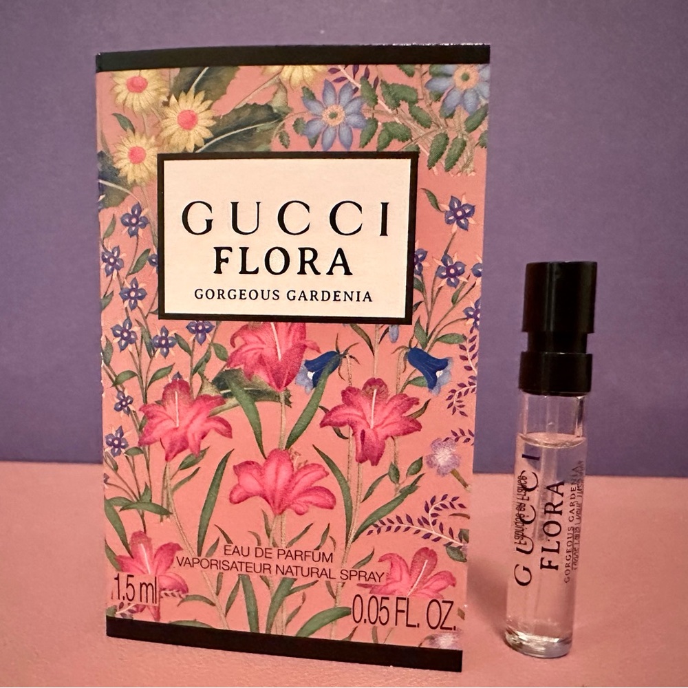 Gucci Flora Gorgeous Gardenia Eau de Parfum Sample Perfume Spray - NEW - Picture 2 of 4